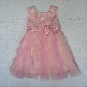 Girls Sorbet Pink Sleeveless Tulle Dress, NWT, 2T